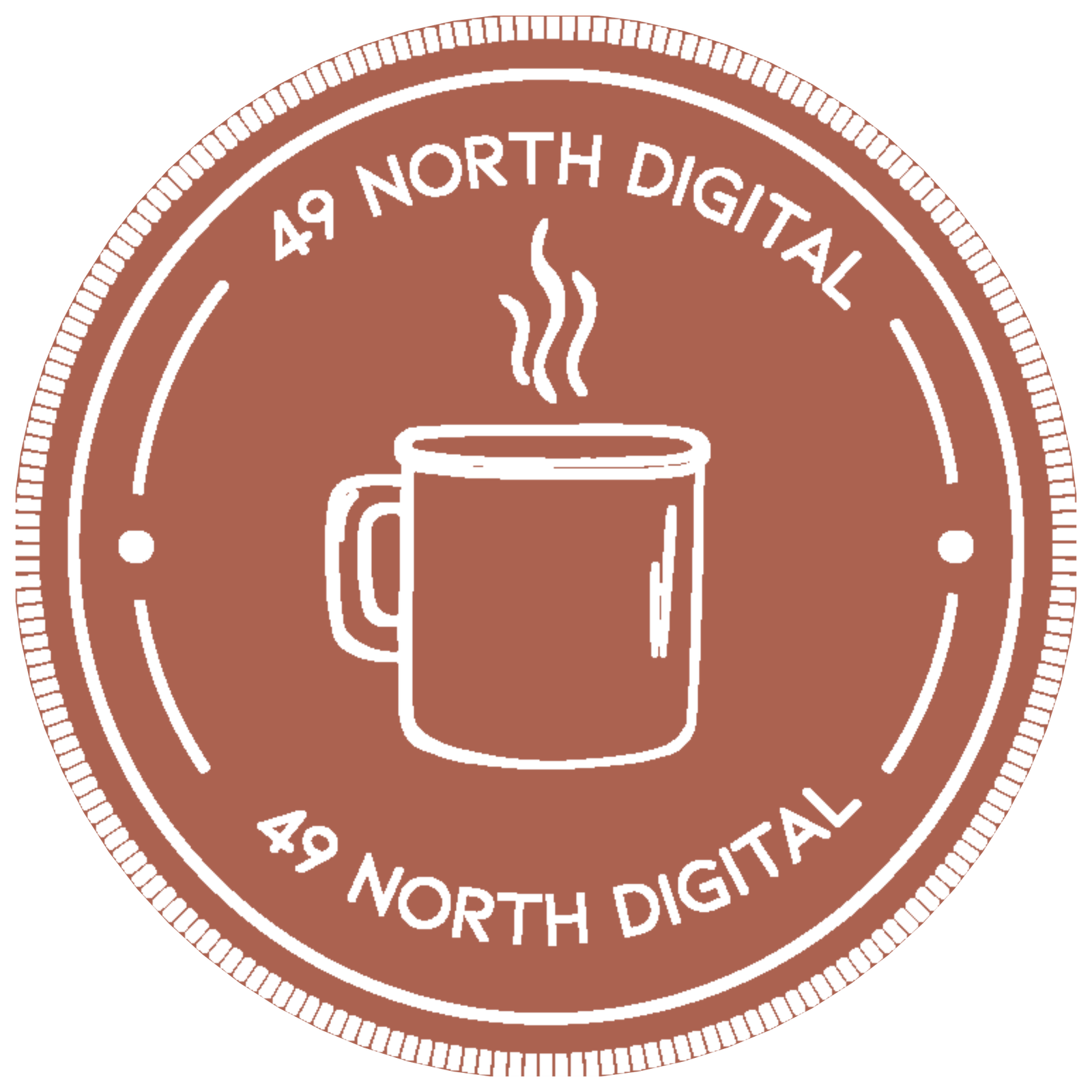 49 north digital decorative cup badge/patch